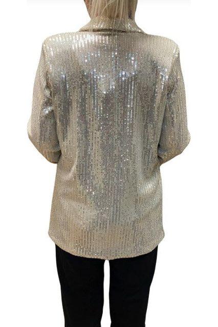 Forcyma Pallíettu jakki beige