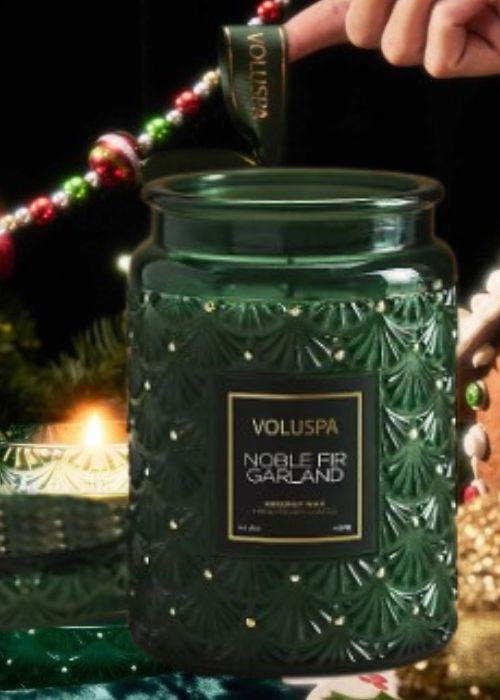 NOBLE FIR GARLAND LARGE JAR